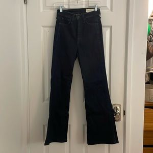 High Waisted Flared Denim Jeans - Jane Super High-Rise Flare